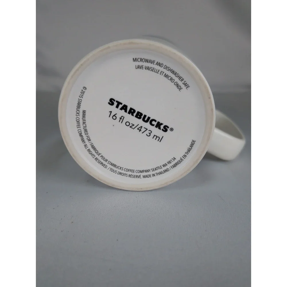 Starbucks "Race Of Tortoise & Hare" Coffee Mug,‎ 16 Oz Collection 2015 - Picture 3 of 3